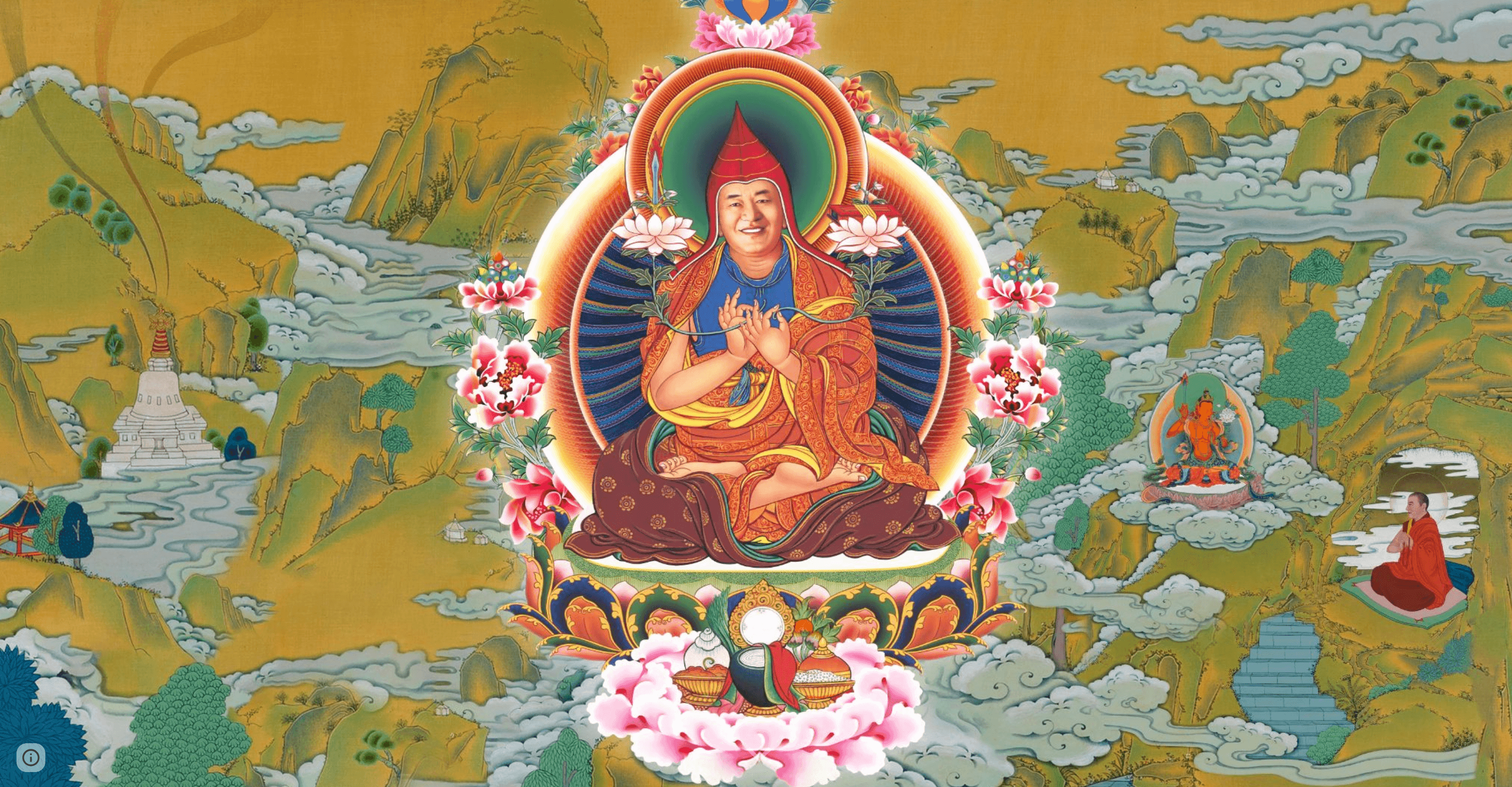 Buddhist Wisdom Background